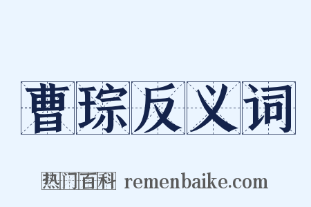 曹琮反义词是什么意思的图片